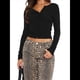 thumbnail image 1 of Suéter Corto de Punto con Botones y Larga Y2K para Mujer, Abierto Al Frente, Cárdigan de Punto, Cuello en V, Otoño Negro L, 1 of 7