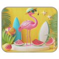 thumbnail image 2 of Pet Cooling Pad Foldable Self Cooling Mat Breathable Pet Cushion Sleep Pad for Dogs and Cats A Pink Flamingo S, 2 of 9