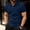 16# Navy, variant on Polo Shirts for Men with Pocket Dry Quickly Short Sleeve Athletic Outdoor Work Collared Shirts Light Blue XL