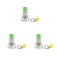 thumbnail image 5 of Billuyoard Aireador de grifo ajustable para baño, boquilla difusora de grifo de agua giratoria flexible de 360 ​​grados con ventilador, piedra verde de 1 Capa Verde Piedra 3piezas Billuyoard CBP366583, 5 of 6