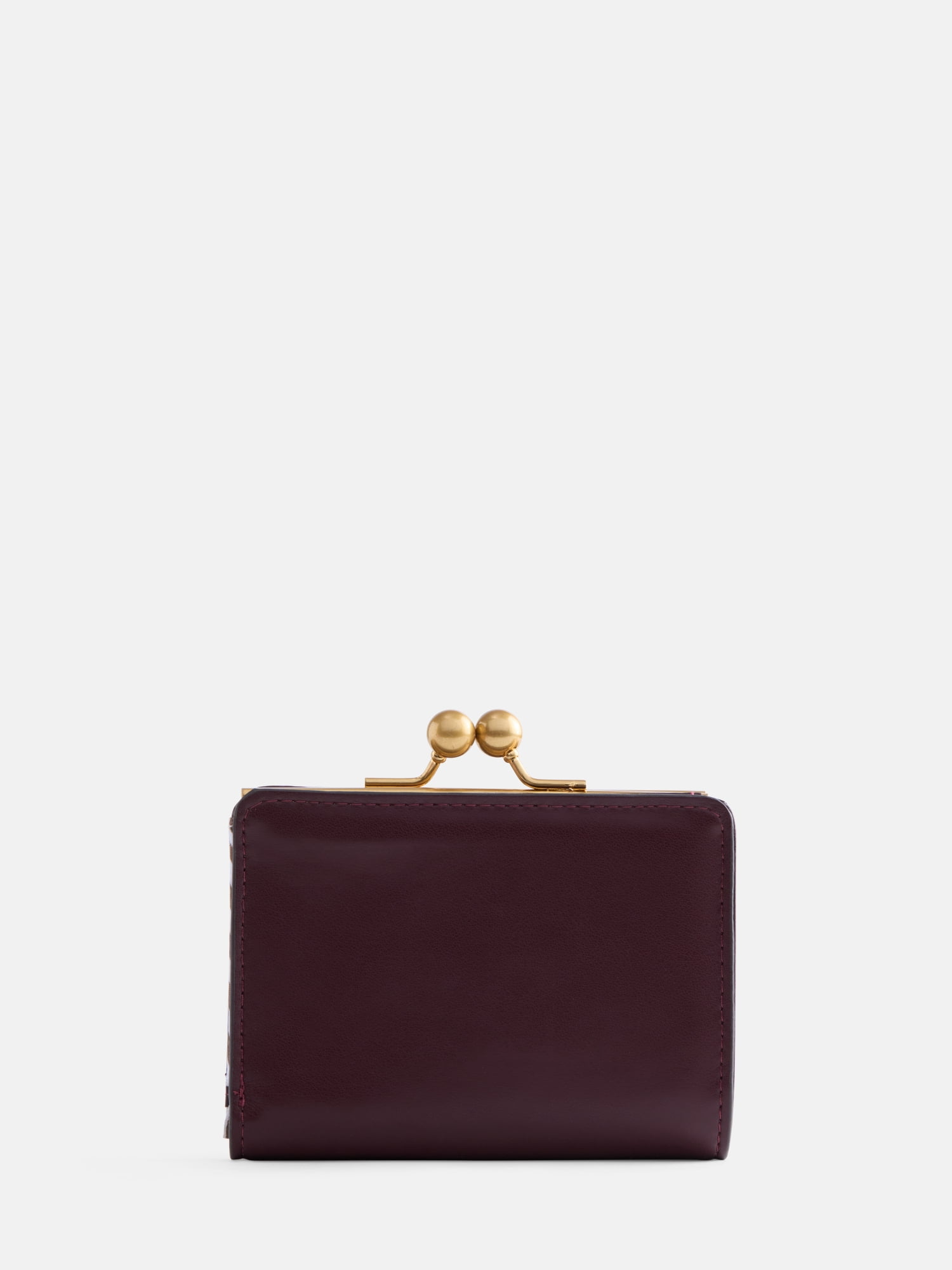 Free Assembly Women's Kiss Lock Frame Wallet, Chianti