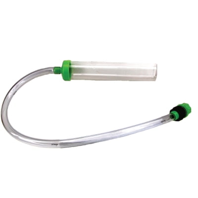 10 Inch Gravel Tube - Python 13D Plastic Gravel Tube with Tail and Connector, 10 Inch