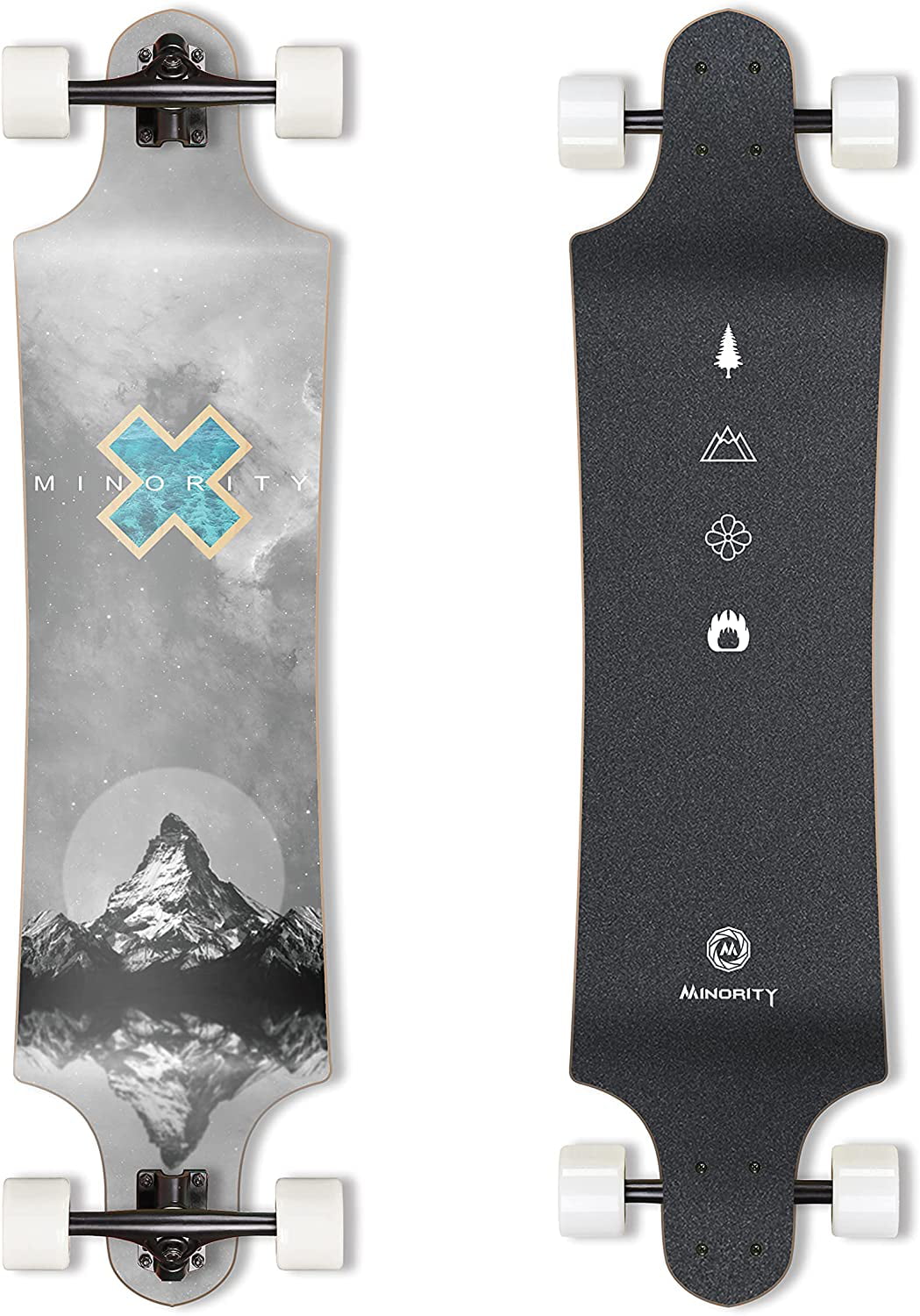 Alps Downhill Maple Longboard 40-inch Drop Deck 
