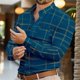 thumbnail image 1 of Nueva camisa de hombre, camisa casual de moda , fiesta callejera al aire libre, suave y cómoda, talla grande XS-, 1 of 6
