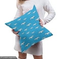 thumbnail image 5 of Ambesonne Sea Theme Fabric by the Yard Upholstery, Marine Flying Gull Art, 10 Yards, Sky Blue and White, 5 of 5