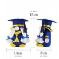 thumbnail image 4 of PEONAVET Graduation Season Decora Tion Happy Little Angel Graduation Season Faceless Doll Gift D Octor Hat Rudolph Doll, 4 of 5