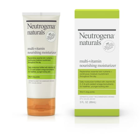 Neutrogena Naturals Multi-Vitamin Nourishing Face Moisturizer, 3 Fl. Oz.