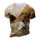 thumbnail image 4 of European And American Round Neck Casual Ethnic Style Retro Printed Short Sleeve T-shirt Top 6XL, 4 of 5