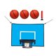 thumbnail image 3 of Mini aro de baloncesto para trampolín para niños y niñas, exterior, materiales suaves, niños pequeños Estilo B, 3 of 9