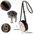 thumbnail image 5 of Lsque Snowflakes Santa Claus Pattern Shoulder Bag – Microfiber Leather Crossbody with Detachable Strap & Handle Ring, Waterproof & Durable, Elegant Everyday Carry, 5 of 5