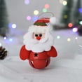 thumbnail image 4 of Cateissary Campana de árbol de Navidad fiesta temática Festival colgante de Navidad decorativo de temporada DIY puerta frontal al aire libre Kits de decoración para fiestas colorido tipo 1, 4 of 6
