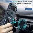 thumbnail image 2 of KOMI for Google Pixel 9/9 Pro Case with Tempered Glass Screen Protector and Camera Lens Cover,Rotated Ring Stable Kickstand,Heavy Duty Shockproof Protective Phone Cover-Blue, 2 of 5