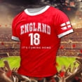 thumbnail image 2 of VBARHMQRT Comma La Tshirt T-Shirt pour Homme Imprimé Thème Angleterre T-Shirt Décontracté Col Rond T-Shirt à Manches Courtes T-Shirt Beige, 2 of 6