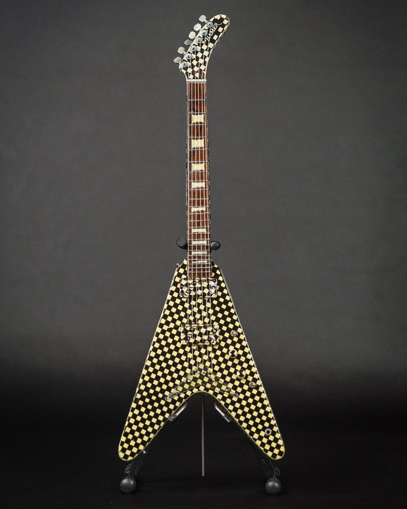 AXE HEAVEN, Dave Mustaine Rust In Peace 1/4 Scale Mini Flying V