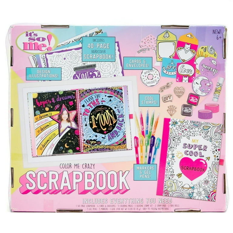 Horizon Group It's So Me! Color Me Crazy Scrapbook - Walmart.com