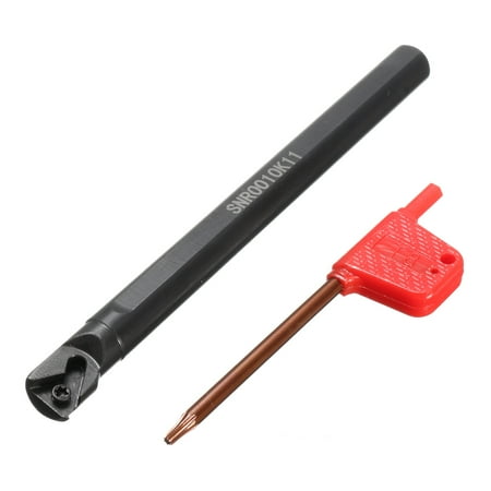 Hardinge Cnc Lathe SNR0010K11 10×125mm Right Hand Lathe Internal Threading Boring Bar Turning Tool Holder Cutting Tool for CNC Lathe ()