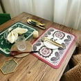 thumbnail image 4 of KYAIGUO Tableware Mat Leather Non-slip of Table Mat for Kitchen and Table Use of Square Placemats, 4 of 6