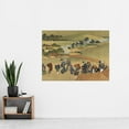 thumbnail image 2 of Hokusai Cherry Blossom Viewing Extra Large XL Wall Art Poster Print, 2 of 3