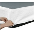 thumbnail image 6 of King Mattress Foundation - Black Metal Frame with Textured Fabric Cover, 8.5 Inch High Profile, 700lbs Weight Capacity, 12 Slat Support System, 6 of 8