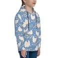 thumbnail image 3 of Picia Funny Chicken Pattern Youth Hoodie - Warm Pullover Sweatshirt with Kangaroo Pocket, Ideal for Boys and Girls-Medium, 3 of 6