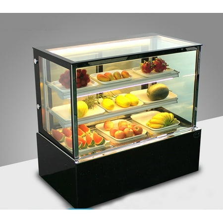 Intsupermai 35 Commercial Countertop Refrigerated Cake Showcase