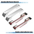 thumbnail image 5 of Unique Bargains 4Pcs Exterior Front Rear Side Door Handle Trims Cover for Ford F150 2021 2022 Left Right Silver Tone, 5 of 7