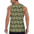 thumbnail image 6 of Rocae Green Snake for Men's Workout Tank Top Men's Running Tank Top Dry Fit Athletic Workout Tank Tops3X-Large, 6 of 9