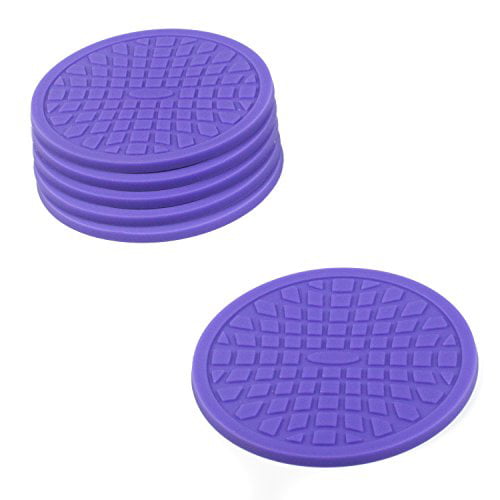 Great for Hot or Cold Beverages These Coasters for Drinks Wont Stick to Your Glass pink Coasters by Simple Coasters The Best Drink Coasters and Bar Drink Coasters For Indoors or Outdoors 