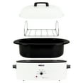 thumbnail image 3 of NESCO 18-Qt 1,450-Watt Roaster with Porcelain Cookwell, White, 3 of 5
