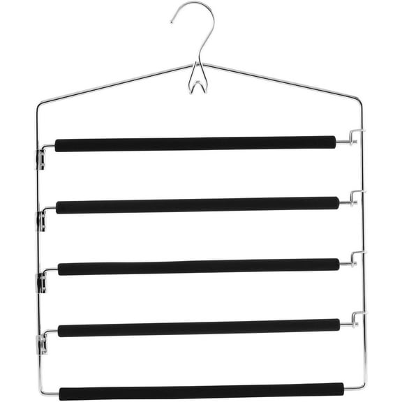 Zeller 17135 42.5 x 23 cm Multi-Bar Trouser Hanger Metal Single