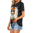 thumbnail image 4 of ZXSXSY Momster Letter Print Tops for Women Crew Neck Short Sleeves Casual Tee Shirts, 4 of 10
