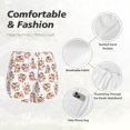 thumbnail image 4 of Balery Farm Cow Animal Pantalones cortos deportivos para mujer con forro y dos bolsillos, elásticos, para entrenamiento, gimnasio, yoga-Medium, 4 of 7