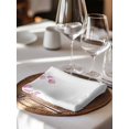 thumbnail image 6 of Pink Eucalyptus Leaves Cloth Napkins Set of 6 Reusable Dinner Napkins, Spring Botanical Leaf Branches Cocktail Napkin Washable Table Napkins for Wedding/Holiday Party/Baby Shower 20"x20", 6 of 7