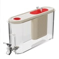 thumbnail image 3 of Sentmoon Plastic Pitcher Pitchers for Drinks Drink Dispenser 4L Plastic Beverage Server with Spigot and Lid Large Capacity Cold Drink Container for Iced Tea Lemonade Parties Home, 3 of 8
