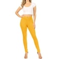 thumbnail image 4 of Women's Classic Skinny Ponte Pants Stretchy Mid-Rise Fit, 5-Pocket Design, 4 of 4