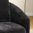 thumbnail image 6 of 30.3"W Swivel Barrel Accent Chair, Comfy Round Single Sofa Chair, 360 Degree Club Chair Lounge Armchair for Living Room Bedroom, 6 of 8