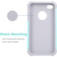 thumbnail image 4 of HAHDAXIA Case for iPhone 4, iPhone 4S Case with [2 Pack] Tempered Glass Screen Protector, Shockproof Defender Armor Protective Dual Layer Hybrid TPU Plastic Rugged Case for iPhone 4S/iPhone 4, 4 of 7