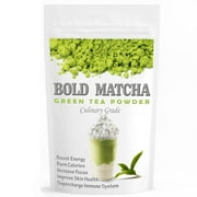 Bold Matcha (16oz) - USDA Organic, Kosher & Non-GMO Certified, Vegan and Gluten-Free. Pure Matcha Green Tea