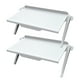 thumbnail image 1 of Organizador de estanterías de monitores | Soportes de pantalla de plástico ABS ajustable para televisor, ordenador, router | Rack estable para ahorrar espacio | Goma antideslizante | Encaja en, 1 of 6