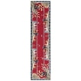 thumbnail image 2 of Safavieh Chelsea Lanford Animal Wool Runner Rug, Burgundy, 2'6" x 10', 2 of 9