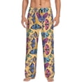 thumbnail image 1 of Kdxio Butterfly 3 Pattern Men's Pajama Pants, Elastic Waist with Drawstring and Pockets, Comfortable Loungewear-X-Large, 1 of 6