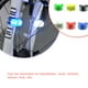 thumbnail image 4 of Toystoory Linterna de silicona para bicicleta, piezas para bicicleta, alto brillo, 2 luces LED de Flash, lámpara de haz ancho para manillar, Ciclismo Negro, 4 of 6