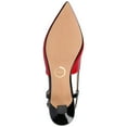 thumbnail image 5 of Journee Womens Padma Sling Back Pointed Toe Kitten Heel Pumps, Widths Available, 5 of 9