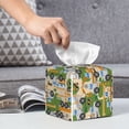 thumbnail image 6 of Kdxio Construction Machinery1 Print Tissue Box Cover,Square Decorative PU Leather Facial Paper Case Organizer Holder Dispenser for Bathroom,Night Stands,Desk,Car 5.2''X5.2''X5.2'', 6 of 8