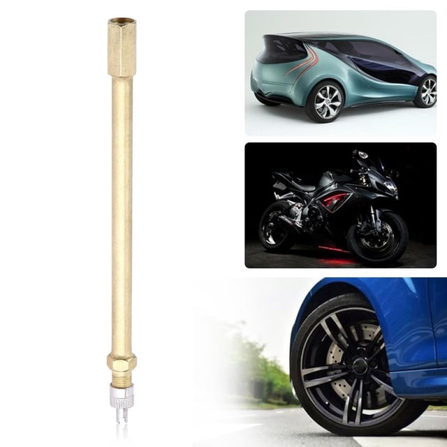 Extensor de extensión de vástago de válvula de neumático de rueda de latón para camión de coche de 140mm