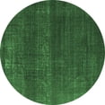 thumbnail image 1 of Ahgly Company Indoor Round Oriental Emerald Green Industrial Area Rugs, 6' Round, 1 of 4