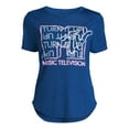 thumbnail image 5 of MTV Women's Graphic T-Shirt with Short Sleeves, 5 of 5