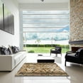 thumbnail image 7 of Ahgly Company Machine Washable Indoor Square Abstract Brown Sugar Brown Area Rugs, 7' Square, 7 of 7