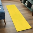 thumbnail image 4 of Yellow Large Area Rugs for Bedroom Living Room, Soft Non Slip Carpet Bedside Rug, Pure Yellow Rectangular Floor Cover Kitchen Accent Rug 2'x6' for Dining Room/Office, 4 of 9
