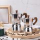thumbnail image 1 of Cafetera de estilo europeo octogonal gruesa, cafetera italiana explosiva, cafetera moka, cafetera de extracción en frío, herramientas para preparar café, 1 of 6